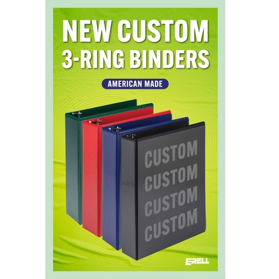 Custom Made In America 3-Ring Binders