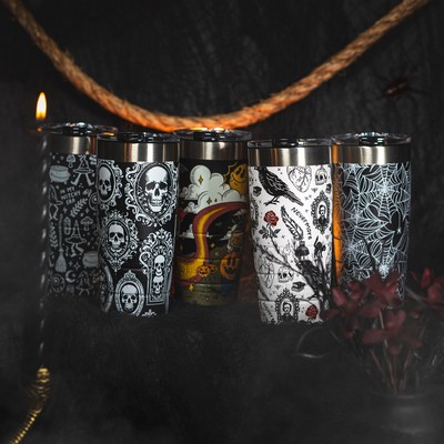 22 oz Leakproof Bison Tumbler - Stainless Steel - Custom - Halloween Series