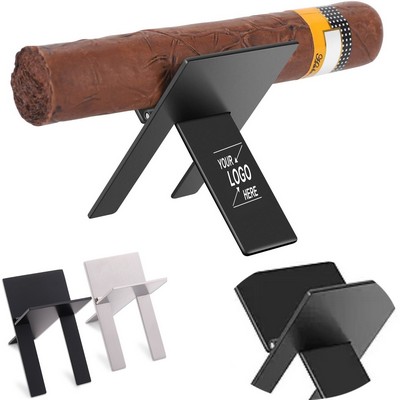 Stainless Steel Cigar Holders with PU Leather Pouch