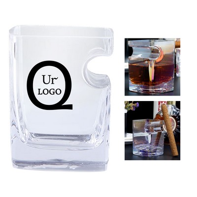 Premium Square Cigar Glass