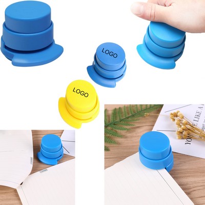 Creative Mini Portable Circular Office Stapleless Stapler