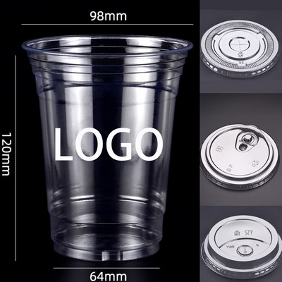 16 Oz Clear Plastic Cups With Lids