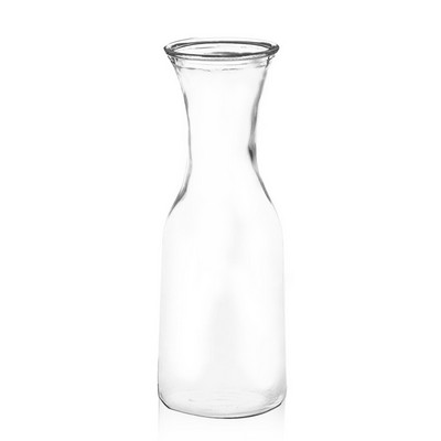 Clear Glass Carafes 34 oz