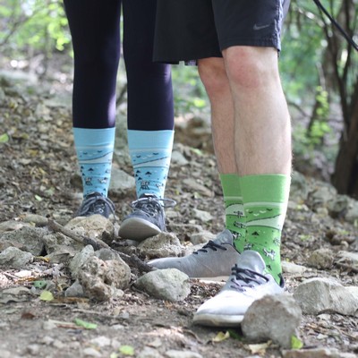 Custom Hiking Socks - Personalized Comfort for Trail Adventurers - American Made