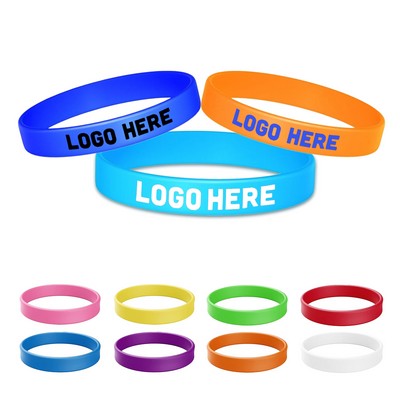 Solid Color Silicone Bracelet