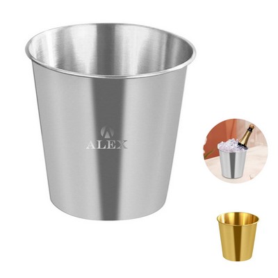 37 Oz Stainless Steel Ice Bucket Drinks Bottle