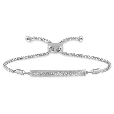 Jilco Inc Diamond Bar Bracelet