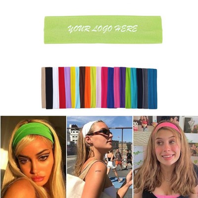 Stretchy Solid Color Headband