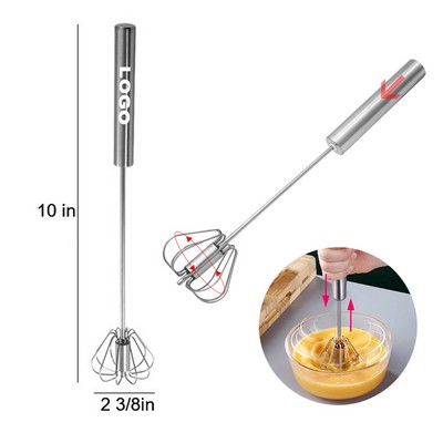 10" Hand Push Rotary Whisk Blender