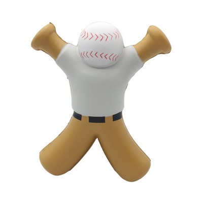 Squishy Baseball Figure Stress Ball