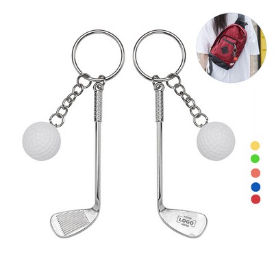 Golf Ball Marker and Divot Repair Tool Keychain