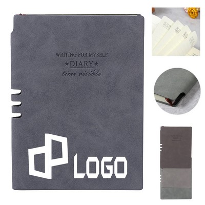 Premium Soft Faux Leather Cover Writing Notebook