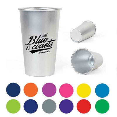 15 Oz. Color Changing Stadium Aluminum Cold-drink Cup