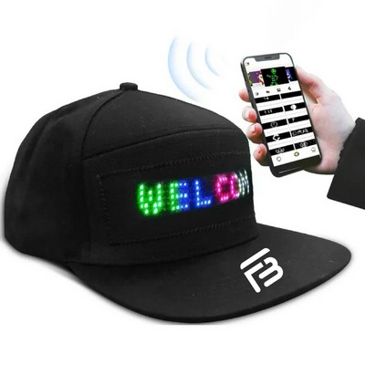 Programmable LED Scrolling Text Hat