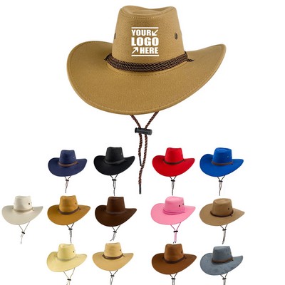 Suede Western Cowboy Hat