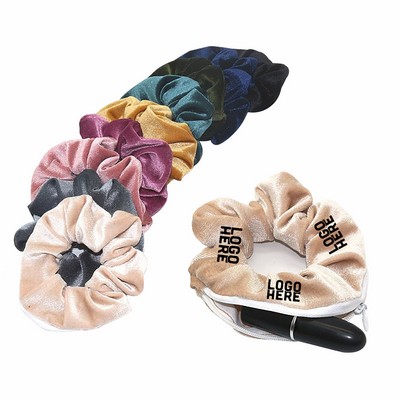 Velvet Pocket Scrunchies