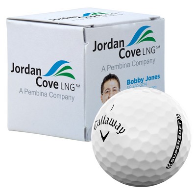 Callaway Super Soft Golf Ball in Custom 1 Ball Box