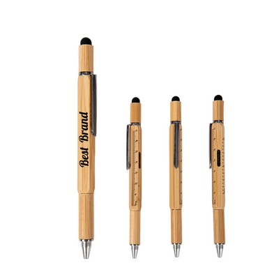 Bamboo 4-In-1 Tool Pen