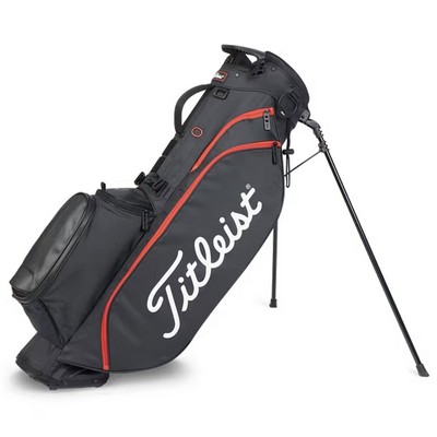 Titleist Players 4 2024 Stand Bag - Black/Black/Red