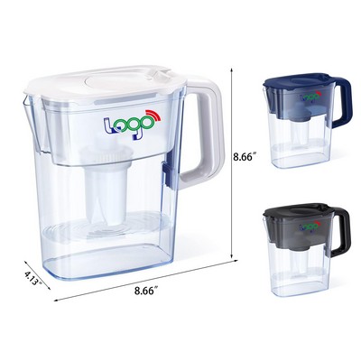 Compact 5-Cup Water Filter Pitcher