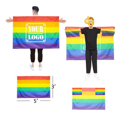 Rainbow Flag Pride Cloak