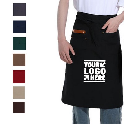 Waterproof Half-Length Pocket Apron