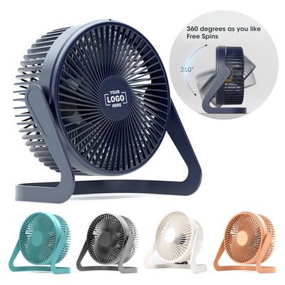 Portable USB Quiet Desk Fan