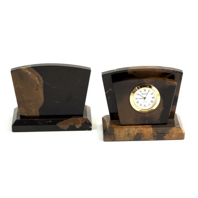 Marble Clock & Letter Holder