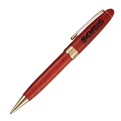 Terrific Timber-1 Ballpoint Pen w/Gold Trim