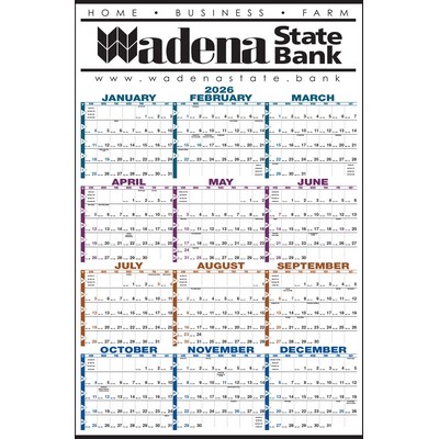 Year-In-View® Production Planner Calendar