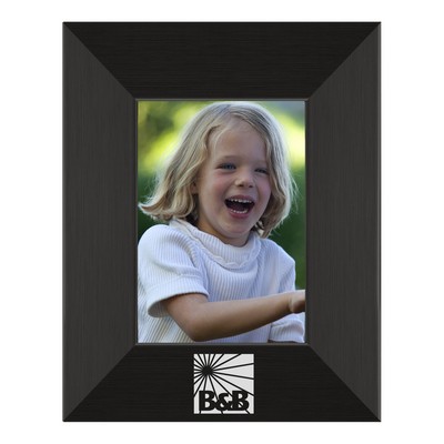 Aero Brushed Black Steel 5" x 7" Frame - 2" Wide