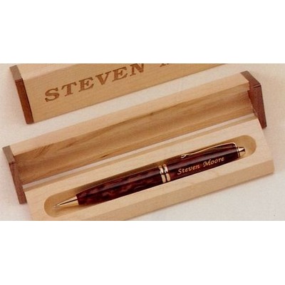 Maple and Walnut Pen Box (1 1/2"x7")