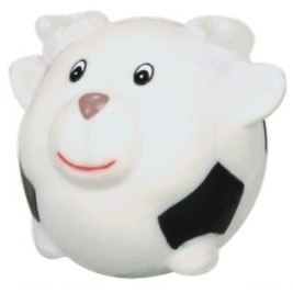 Rubber Soccer Ball Shaped Sheep Dog Toy©