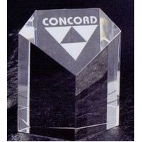 Optic Crystal Pentagon Award