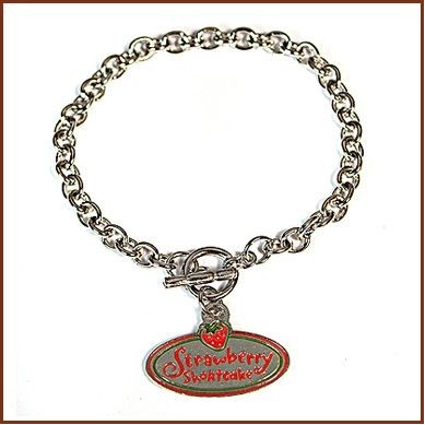 5/8" Charm On 7-1/2" Charm Chain Bracelet W/Toggle Clasp