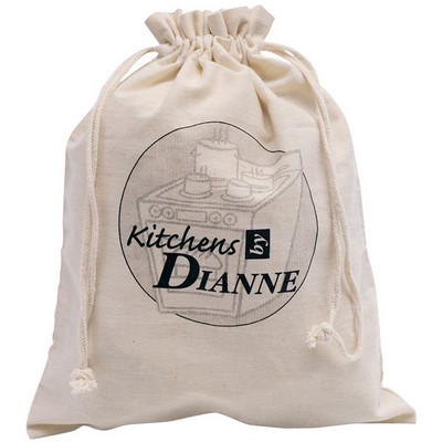 10 oz. Cotton Shoe Bag/Drawstring