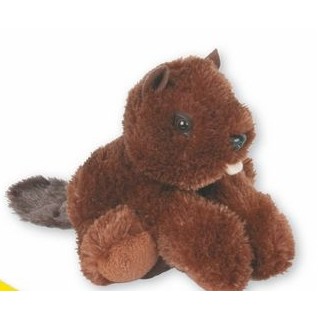 Wilson Jr Snuggle Ups Posable Beaver Stuffed Animal