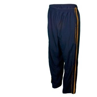 Youth Taslan Lined Pull-On Warm Up Pant w/ Piping & Open Bottom