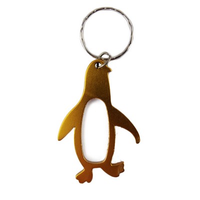 Penguin Shaped Bottle Opener Key Chain