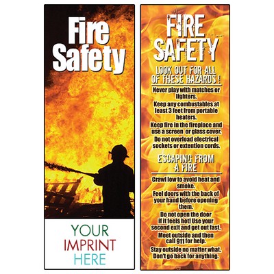 Fire Safety Bookmark