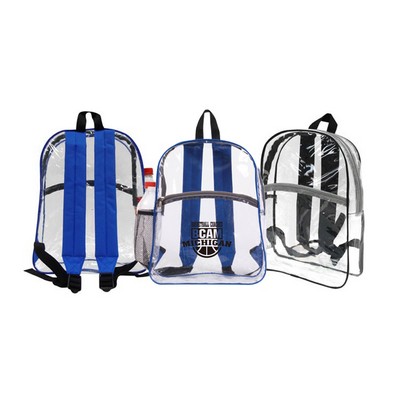 Clear Zipper Backpack