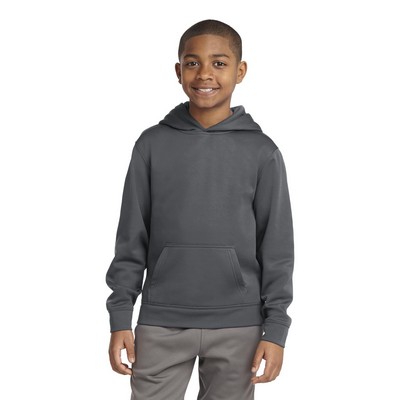 Sport-Tek® Youth Sport-Wick® Fleece Hooded Pullover