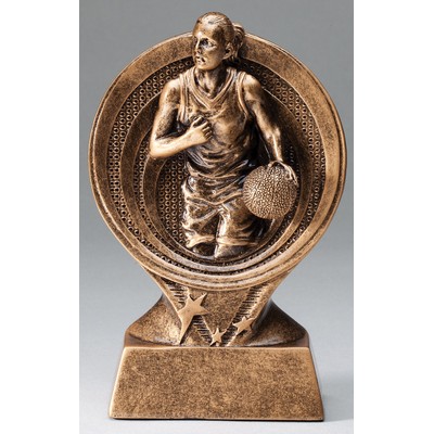 Basketball, Female - Saturn Resins - 6" Tall