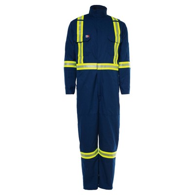 6 Oz. Lincoln Dual-Linc™ FR Deluxe Coveralls w/Reflective Tape