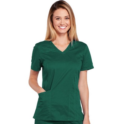 Women's Core Stretch by Cherokee® Workwear V-Neck Scrub Top