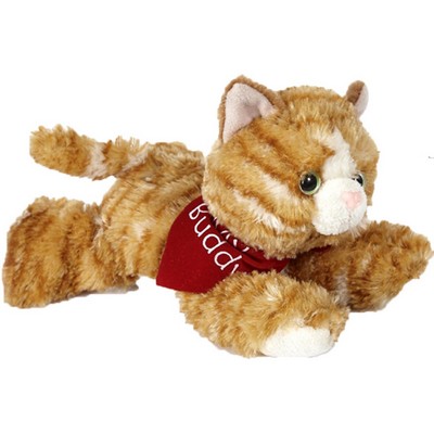 8" Gold Molly Tabby Cat Stuffed Animal