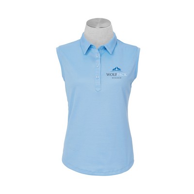 Ladies Sleeveless Polo