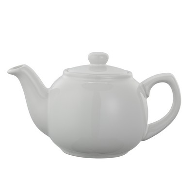 White Ceramic English Teapot (0.47 Liter)