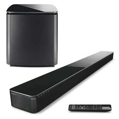 Bose SoundTouch 300 Soundbar And Acoustimass 300 Wireless Bass Module Bundle