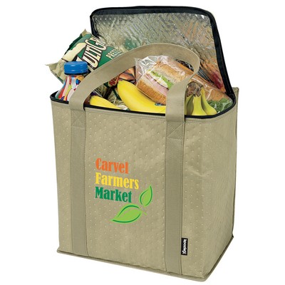 Koozie® Zippered Insulated Grocery Tote